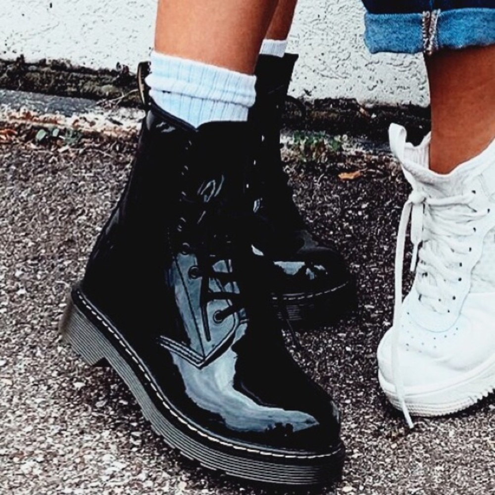 Women’s black Doc Martens